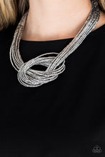 Load image into Gallery viewer, Knotted Knock out silver - VJ Bedazzled Jewelry

