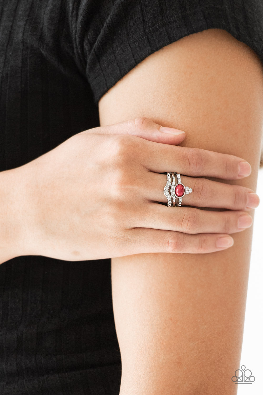 Timeless Tiaras - Red - VJ Bedazzled Jewelry