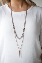 Load image into Gallery viewer, Keep Your Eye On The Pendulum - Copper - VJ Bedazzled Jewelry
