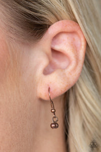 Keep Your Eye On The Pendulum - Copper - VJ Bedazzled Jewelry
