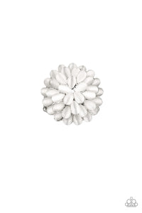 Blooming Bloomer- white - VJ Bedazzled Jewelry
