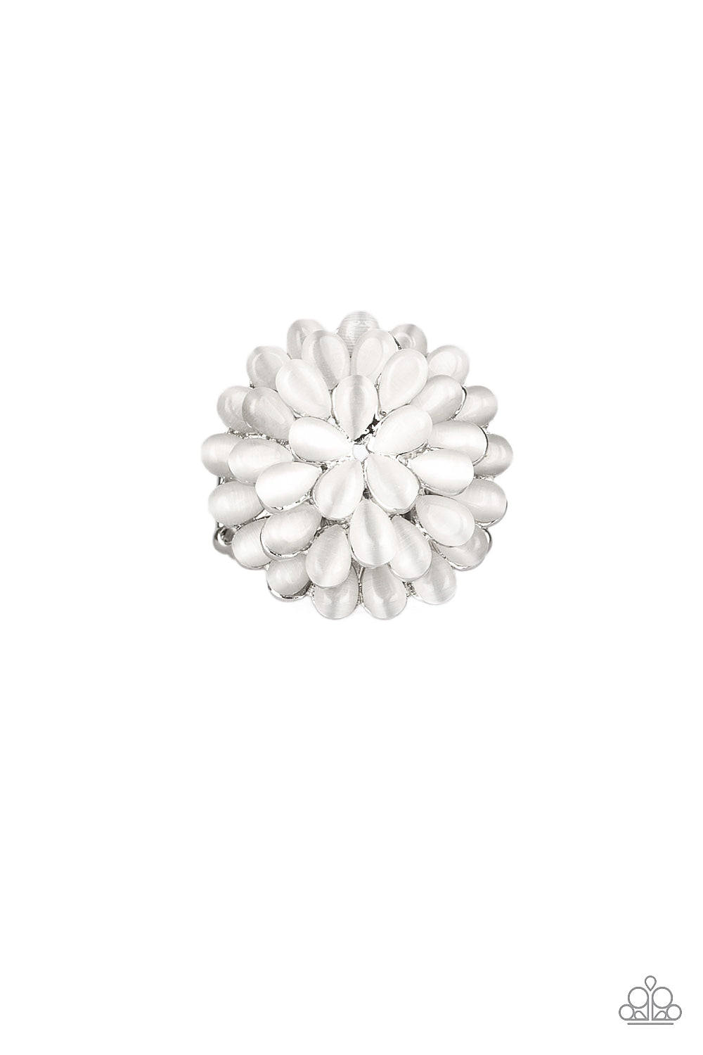 Blooming Bloomer- white - VJ Bedazzled Jewelry