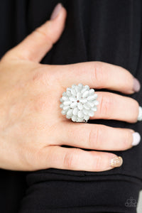 Blooming Bloomer- white - VJ Bedazzled Jewelry