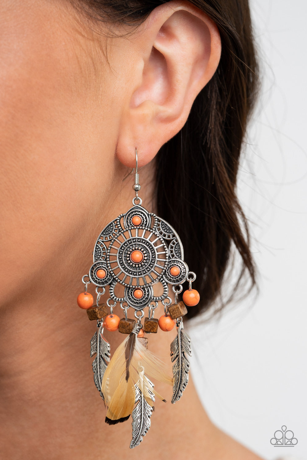 Desert Plains - Orange - VJ Bedazzled Jewelry