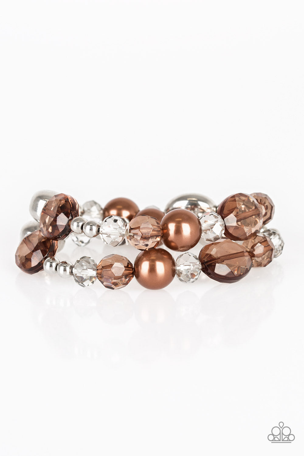 Downtown Dazzle - Brown - VJ Bedazzled Jewelry
