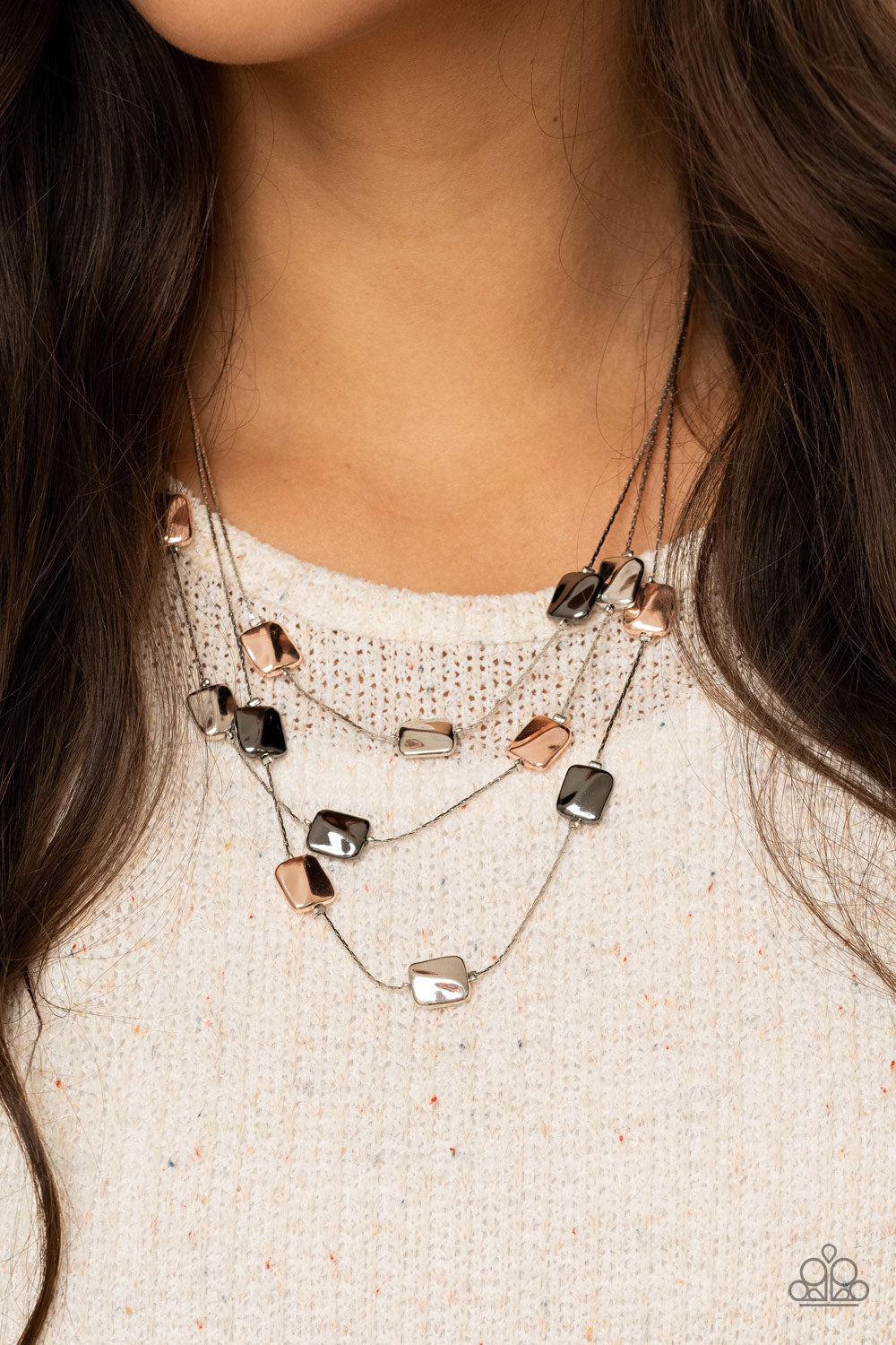 Downtown Reflections - Silver - VJ Bedazzled Jewelry