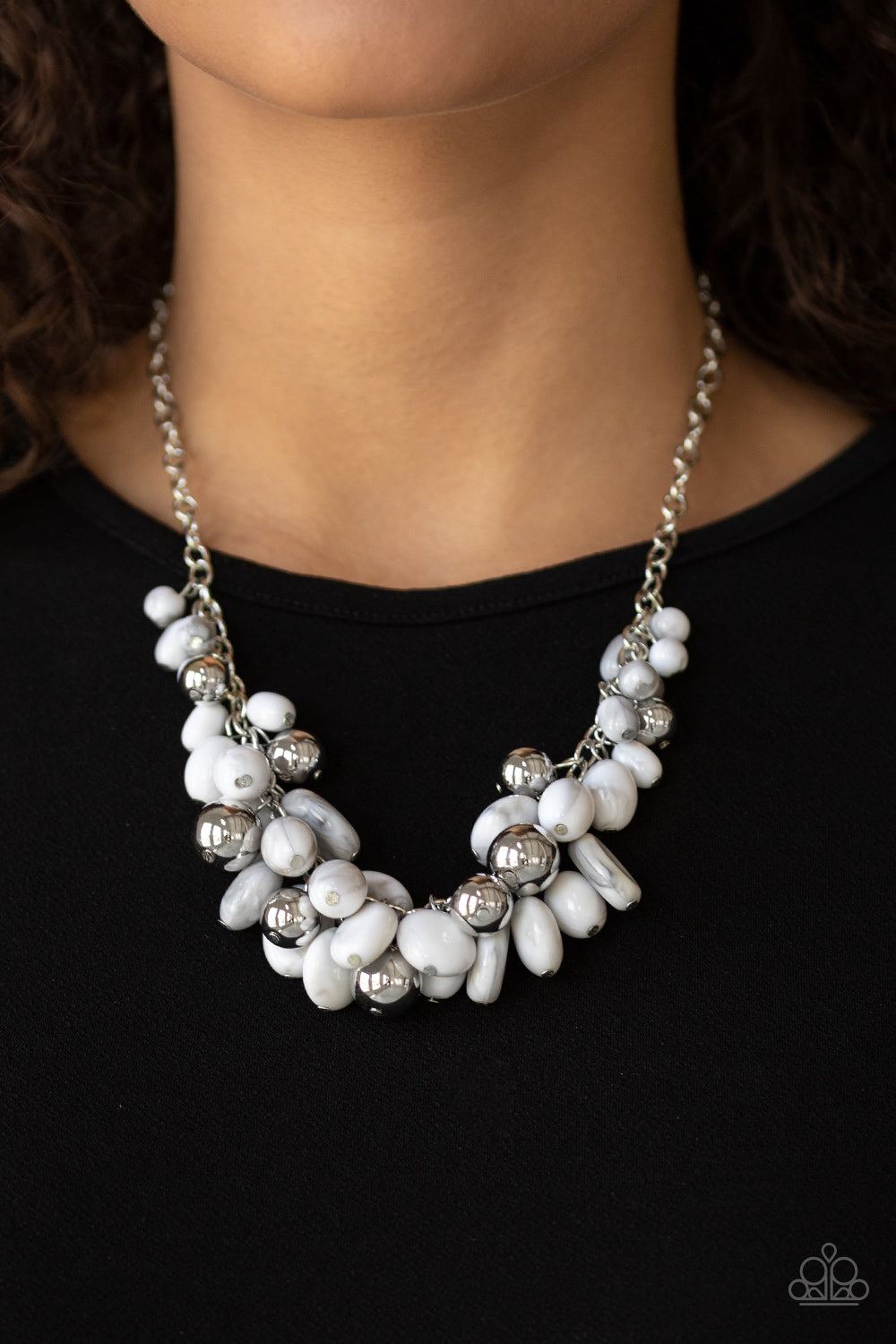 Full Out Fringe - white - VJ Bedazzled Jewelry