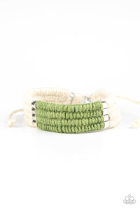 Hot Cross BUNGEE - Green - VJ Bedazzled Jewelry