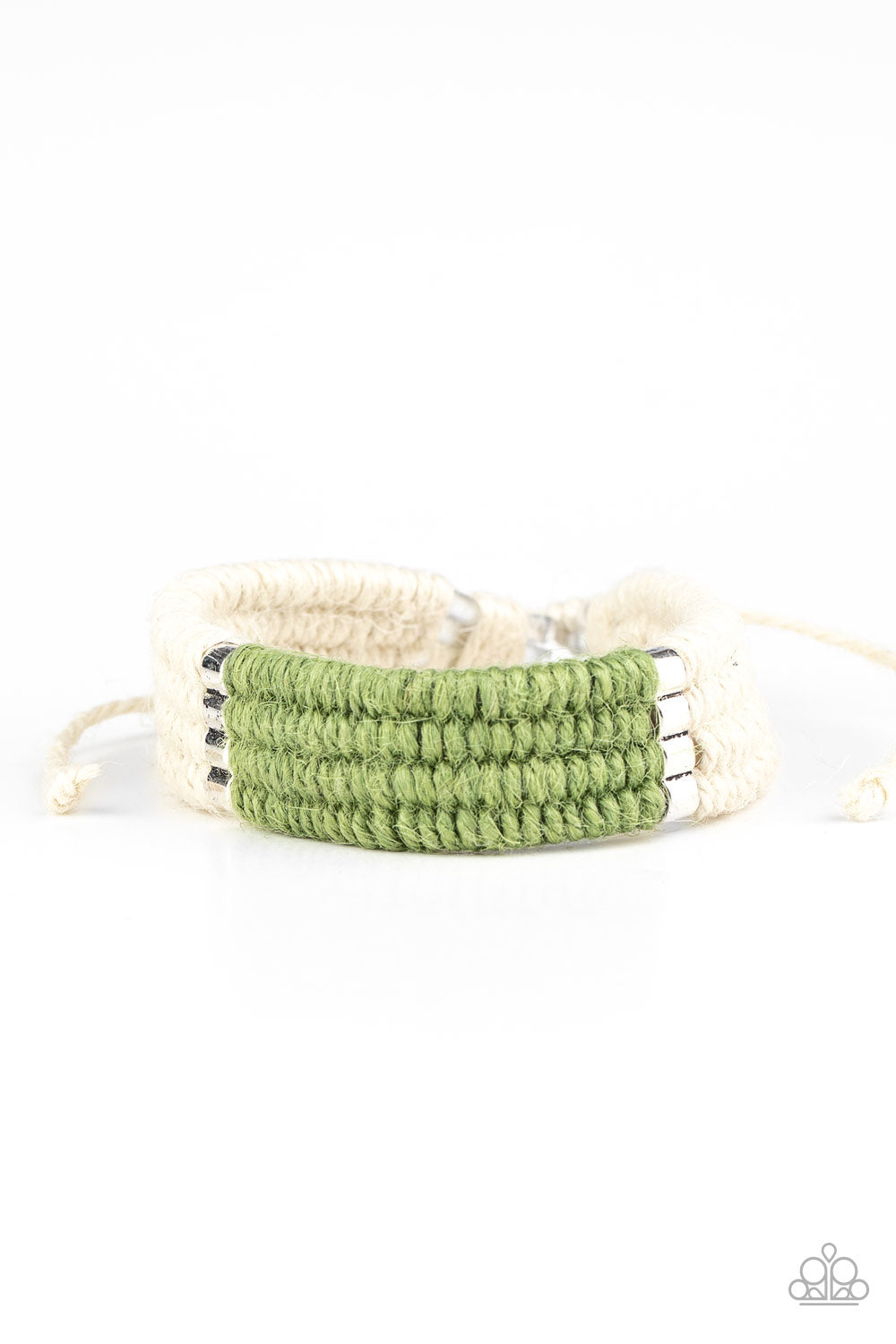 Hot Cross BUNGEE - Green - VJ Bedazzled Jewelry