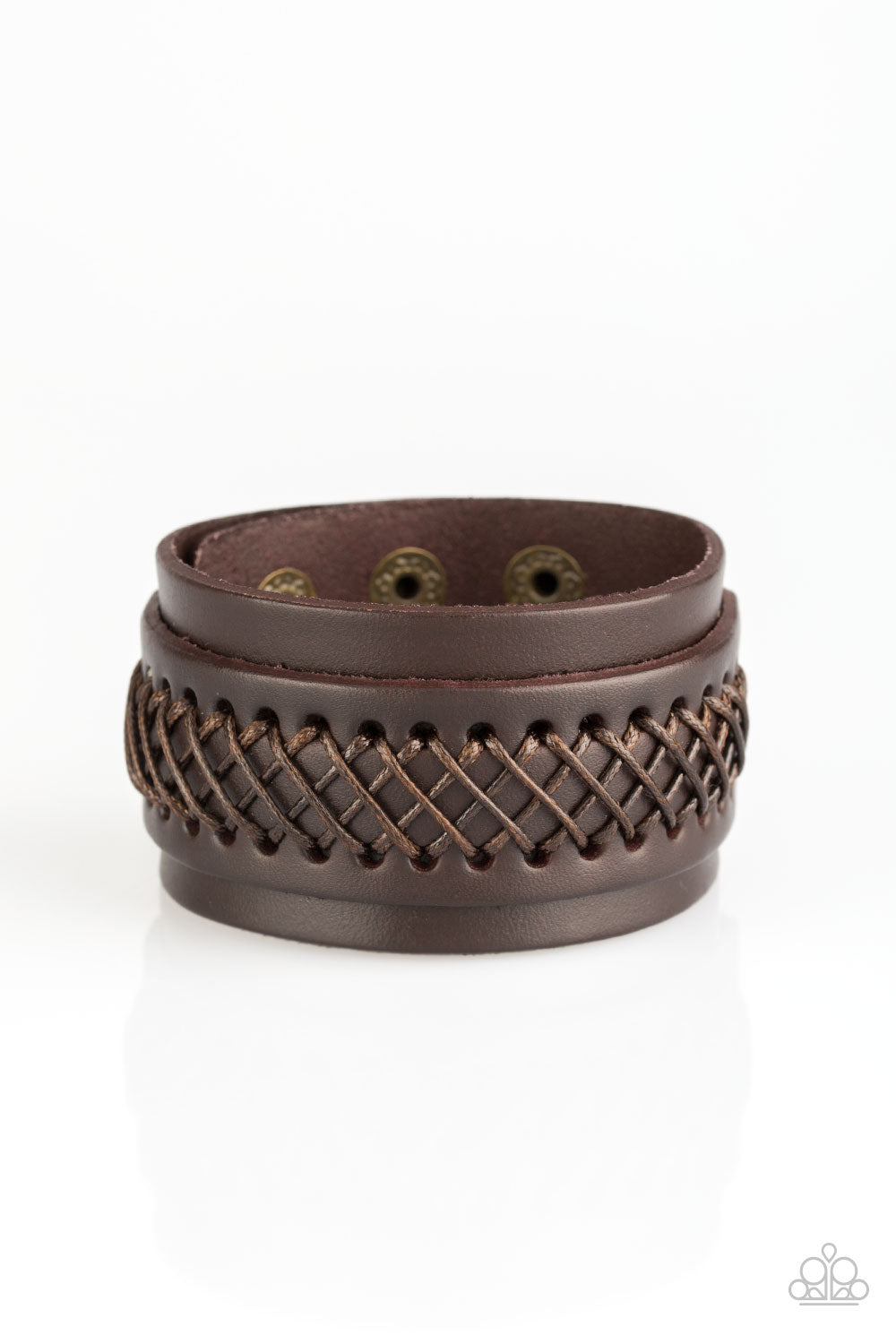 OUTLAW and Order - Brown - VJ Bedazzled Jewelry