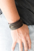 Load image into Gallery viewer, OUTLAW and Order - Brown - VJ Bedazzled Jewelry

