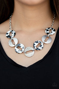 Retro retrograde silver - VJ Bedazzled Jewelry