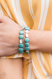 Simply Sedimentary - blue - VJ Bedazzled Jewelry