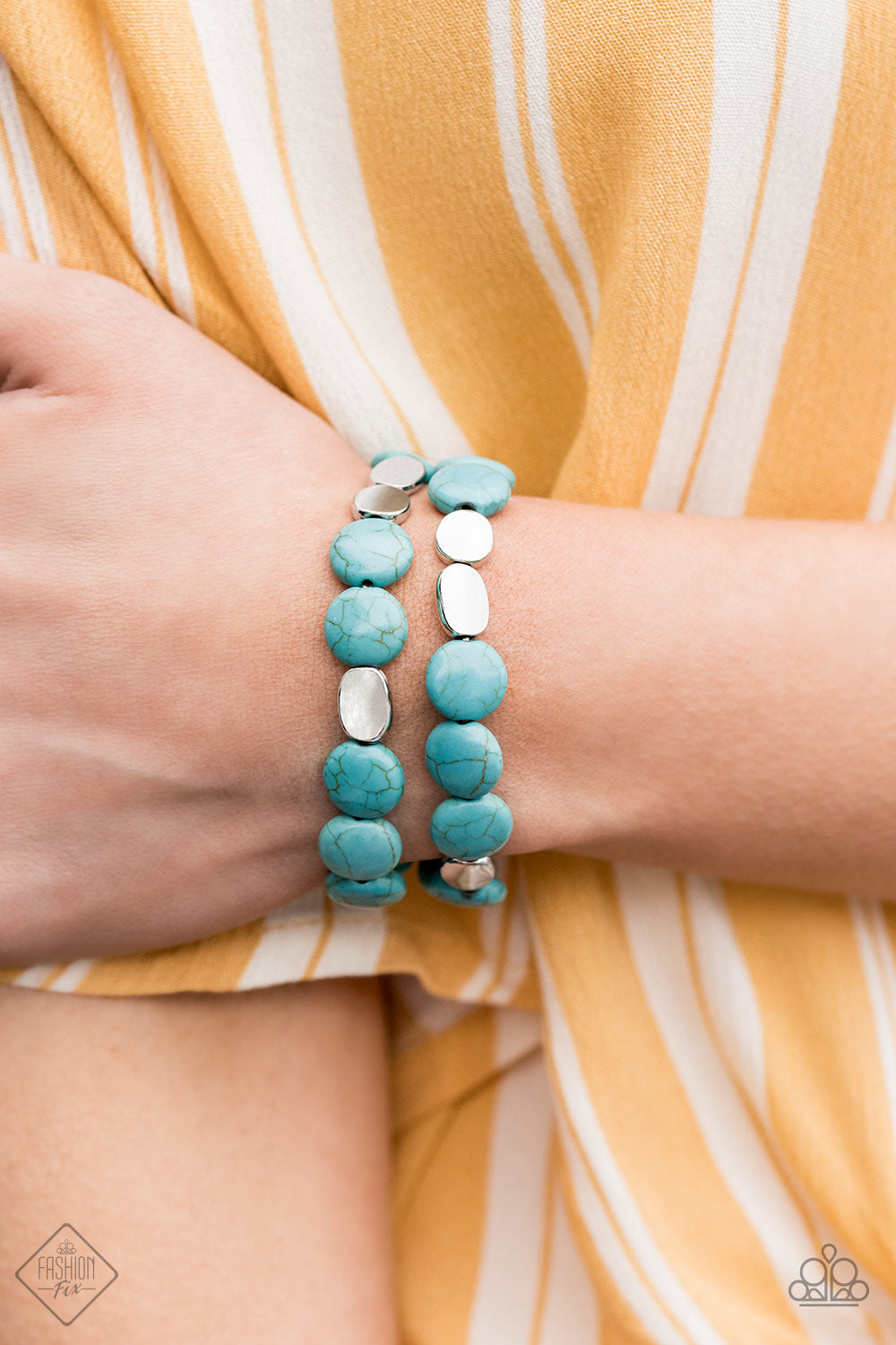 Simply Sedimentary - blue - VJ Bedazzled Jewelry