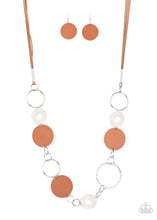Load image into Gallery viewer, Sooner or LEATHER - brown - VJ Bedazzled Jewelry
