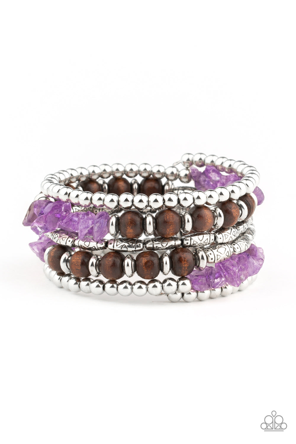 Soul Searching purple - VJ Bedazzled Jewelry