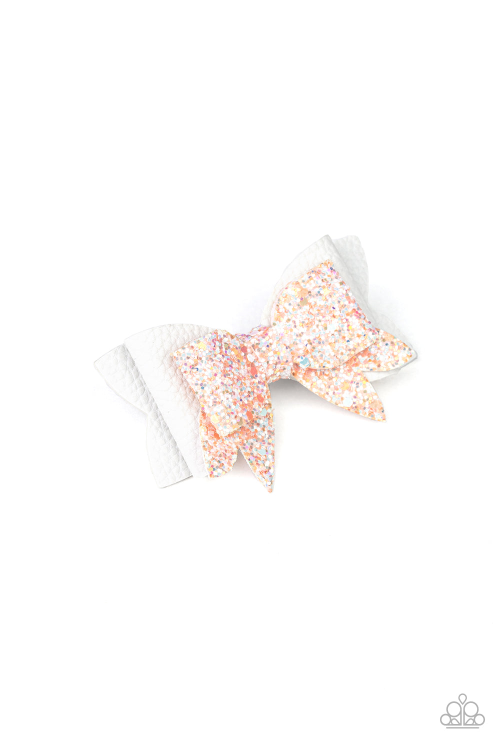 Sugary Sequins white hair clip - VJ Bedazzled Jewelry