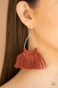 Tassel Treat - Brown - VJ Bedazzled Jewelry