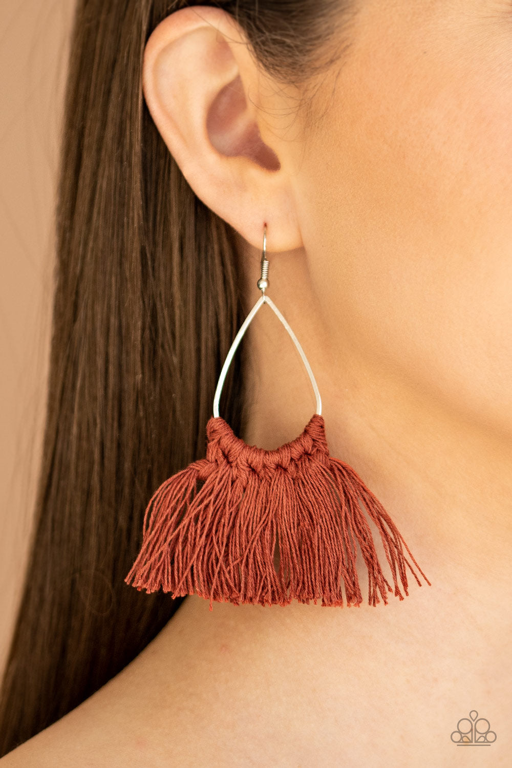 Tassel Treat - Brown - VJ Bedazzled Jewelry