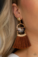 Load image into Gallery viewer, Tassle Trot brown - VJ Bedazzled Jewelry
