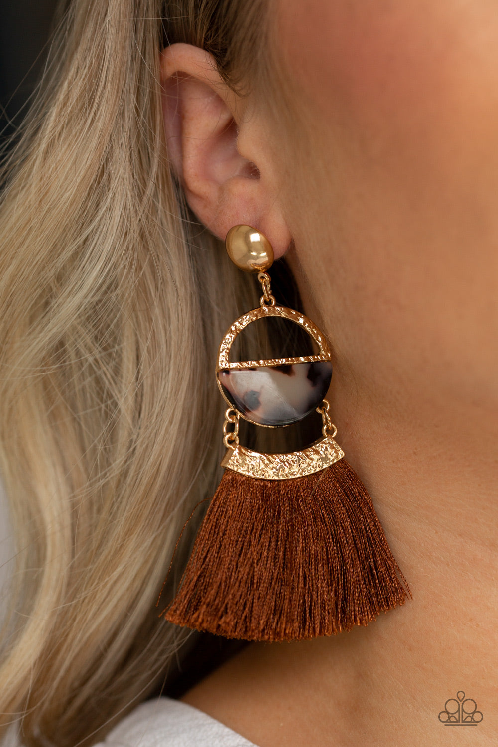Tassle Trot brown - VJ Bedazzled Jewelry