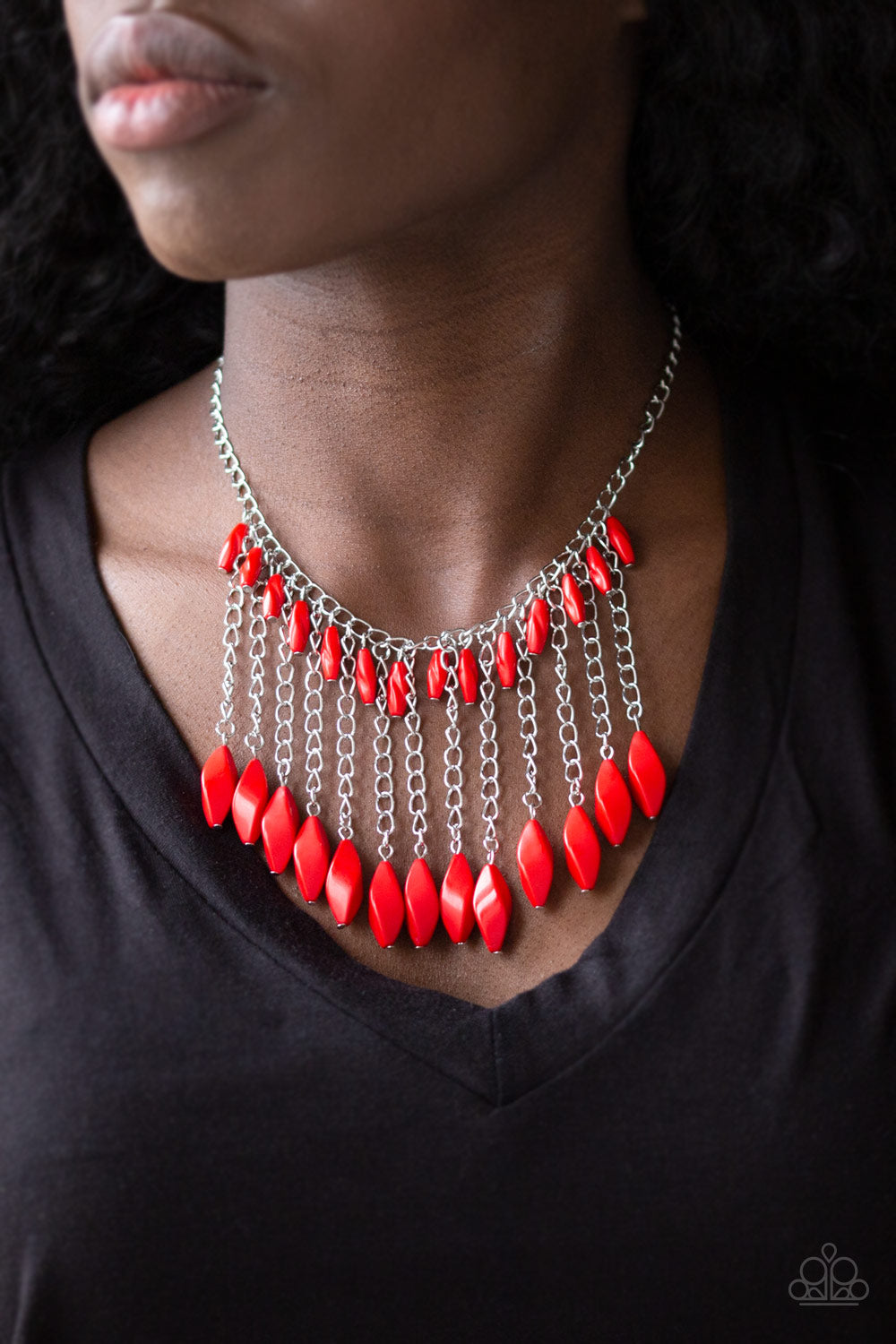 Venturous Vibes - Red - VJ Bedazzled Jewelry