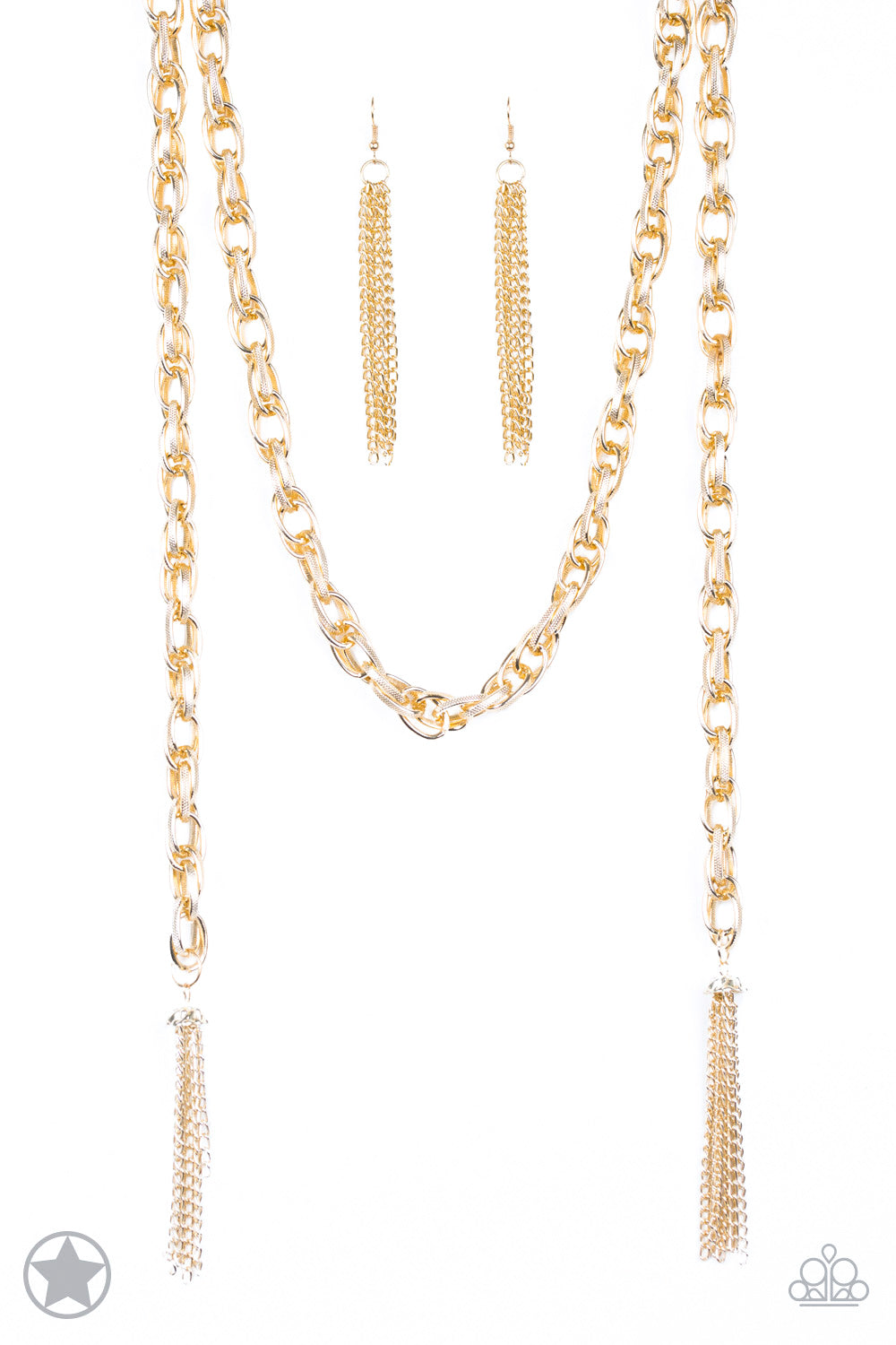 SCARFed for Attention - Gold - VJ Bedazzled Jewelry