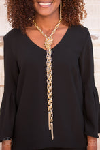 Load image into Gallery viewer, SCARFed for Attention - Gold - VJ Bedazzled Jewelry
