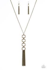 Ready, Set, GEO! - Brass - VJ Bedazzled Jewelry