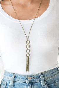 Ready, Set, GEO! - Brass - VJ Bedazzled Jewelry