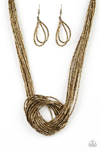 Knotted Knock out brass - VJ Bedazzled Jewelry