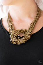 Load image into Gallery viewer, Knotted Knock out brass - VJ Bedazzled Jewelry
