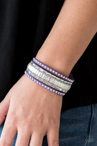 Rock Star Rocker - Purple - VJ Bedazzled Jewelry