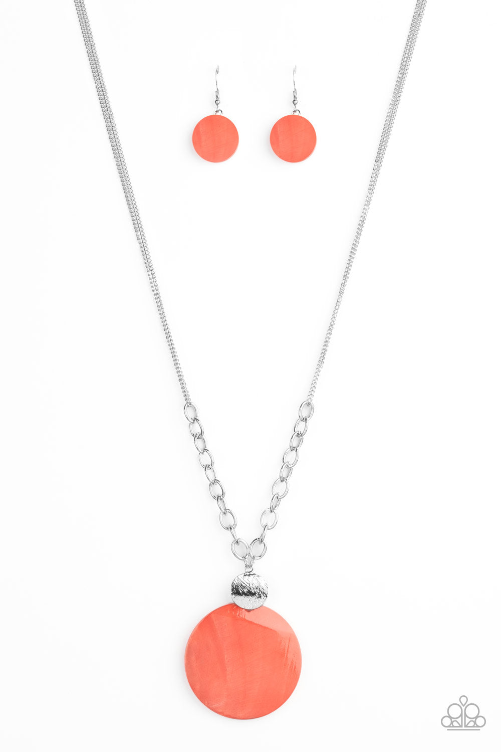 A Top-SHELLer - Orange Paparazzi Accessories - VJ Bedazzled Jewelry