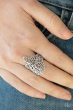 Load image into Gallery viewer, Banded Butterflies - Silver - VJ Bedazzled Jewelry
