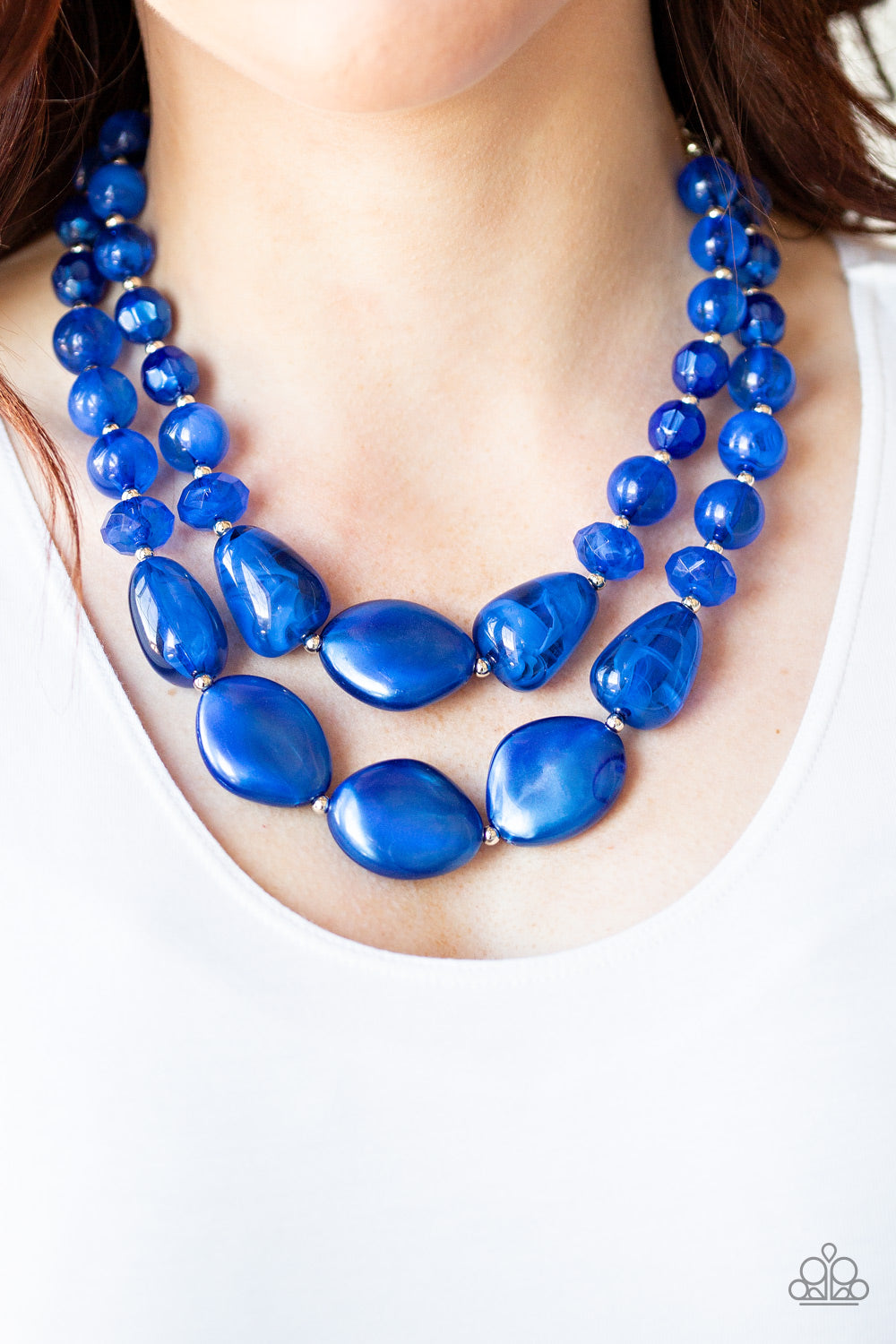 Beach glam blue - VJ Bedazzled Jewelry
