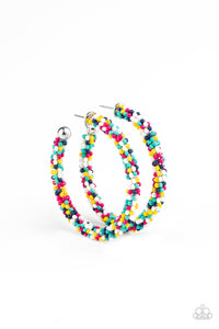 BEAD My Lips! - Multi Hoop Earrings - VJ Bedazzled Jewelry