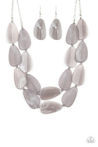 Colorfully Calming - Silver - VJ Bedazzled Jewelry