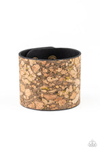 Load image into Gallery viewer, Cork Congo brass bracelet - VJ Bedazzled Jewelry
