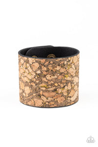 Cork Congo brass bracelet - VJ Bedazzled Jewelry
