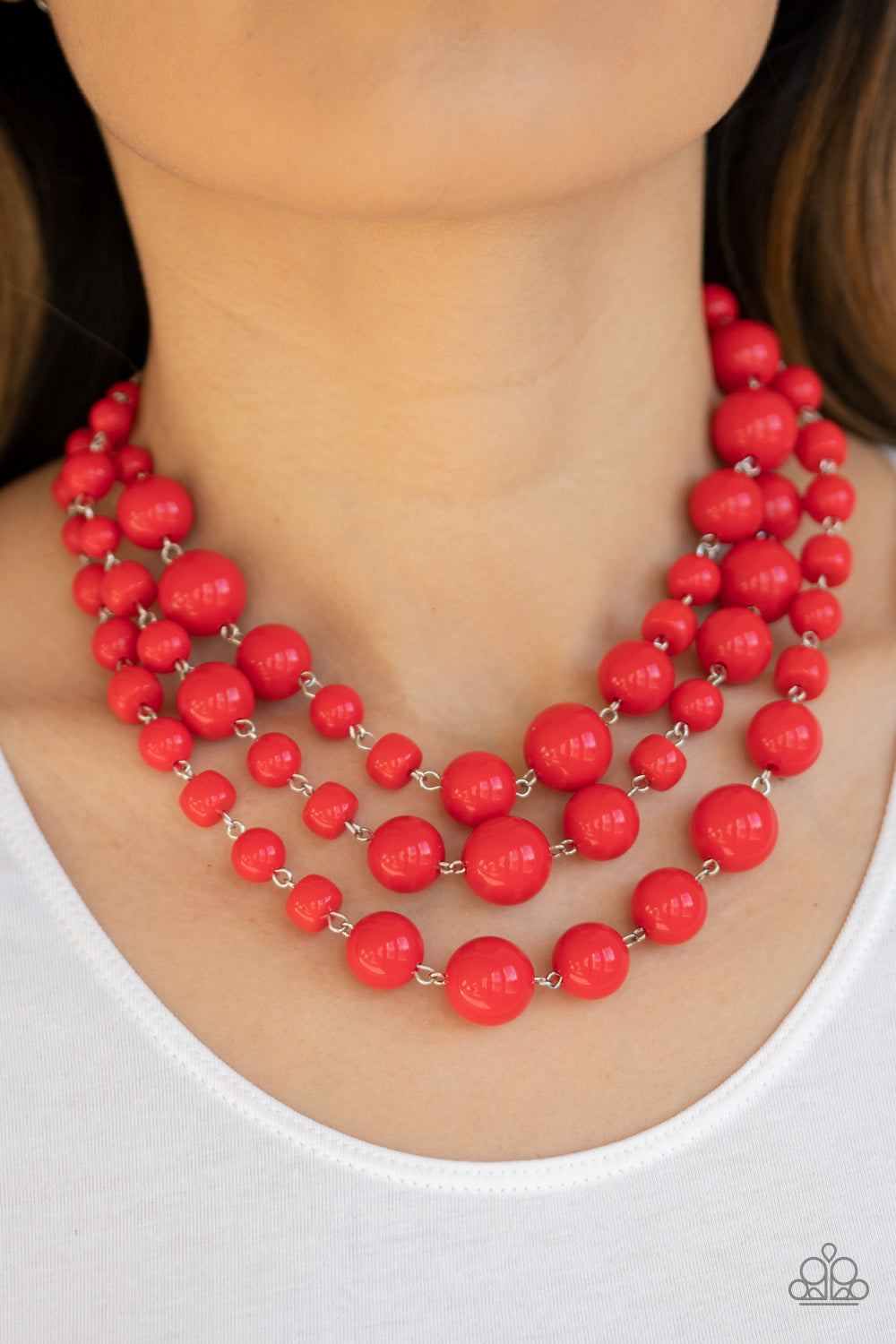 Everyone Scatter! - Red - VJ Bedazzled Jewelry
