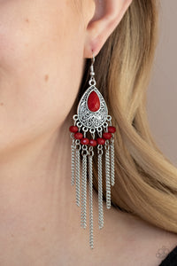 Floating on HEIR - red - VJ Bedazzled Jewelry