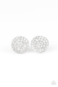 Greatest Of All Time - White Earrings - VJ Bedazzled Jewelry