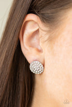 Load image into Gallery viewer, Greatest Of All Time - White Earrings - VJ Bedazzled Jewelry
