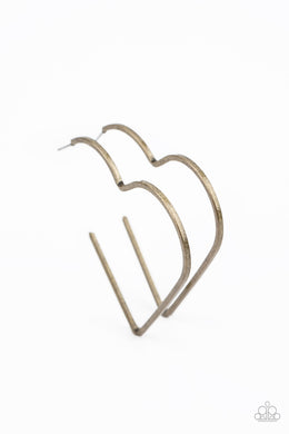 I HEART a Rumor - Brass - VJ Bedazzled Jewelry