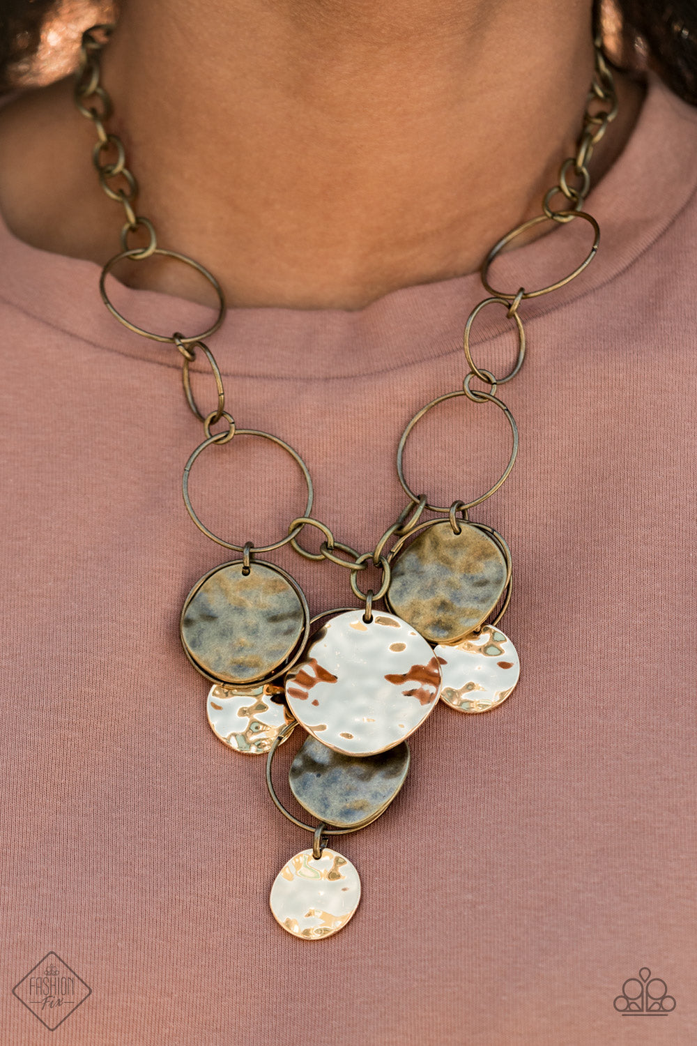 Learn the HARDWARE Way - brass - - VJ Bedazzled Jewelry