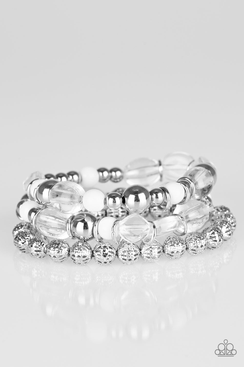 Malibu Marina White - VJ Bedazzled Jewelry