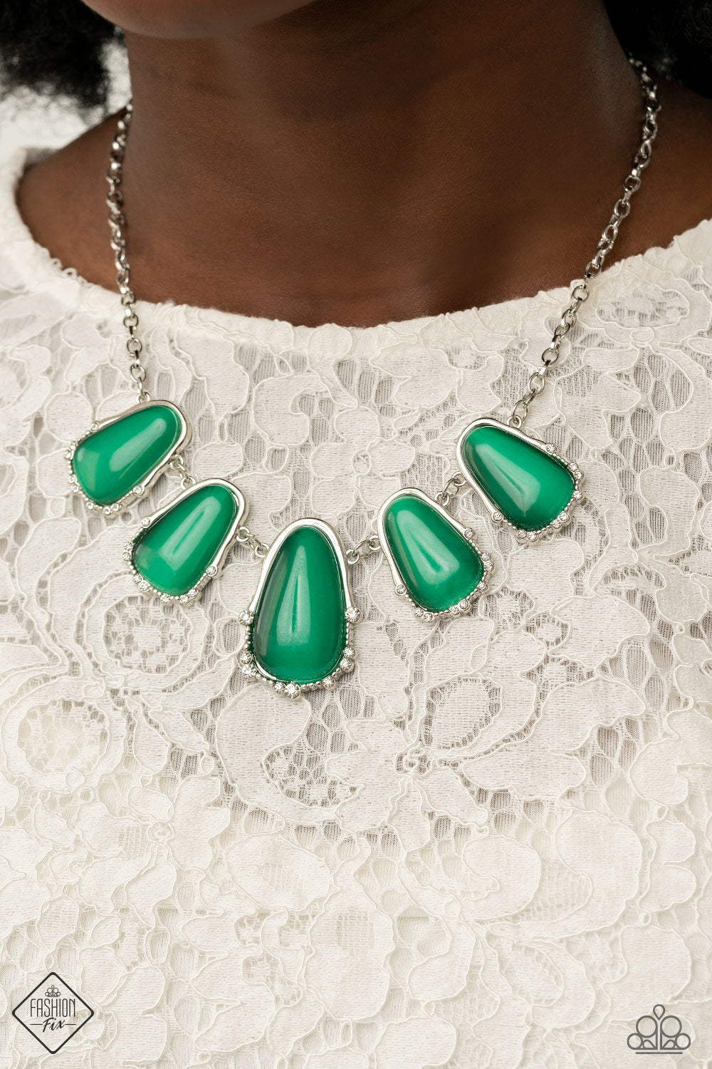 Newport Princess - Green - VJ Bedazzled Jewelry