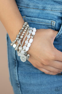 No CHARM Done - White - VJ Bedazzled Jewelry