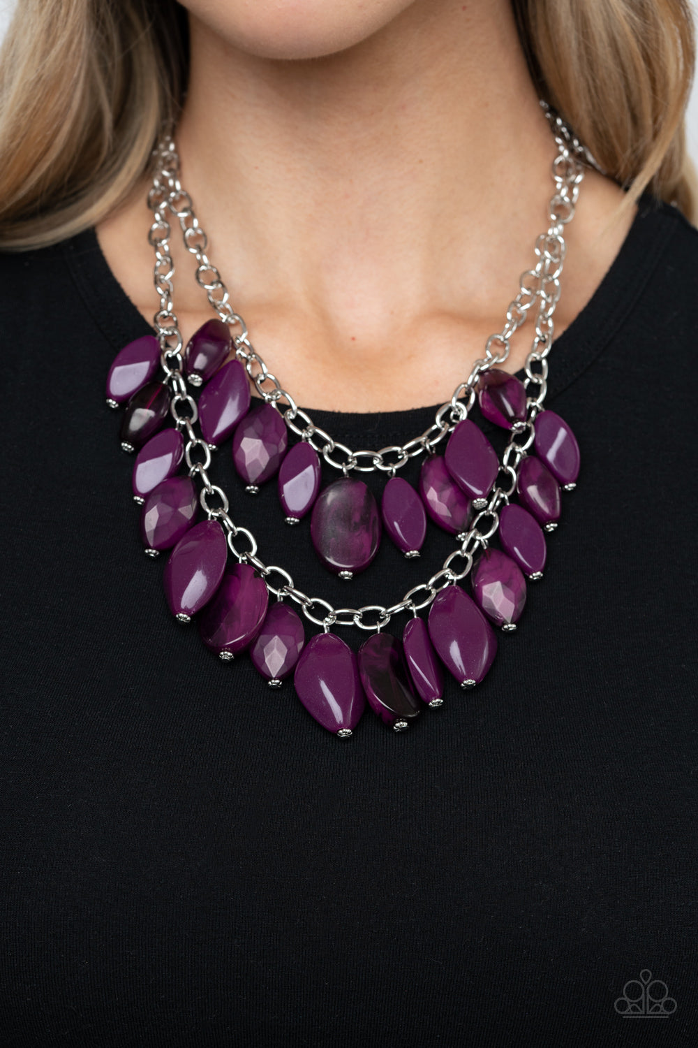 Palm Beach beauty Purple - VJ Bedazzled Jewelry